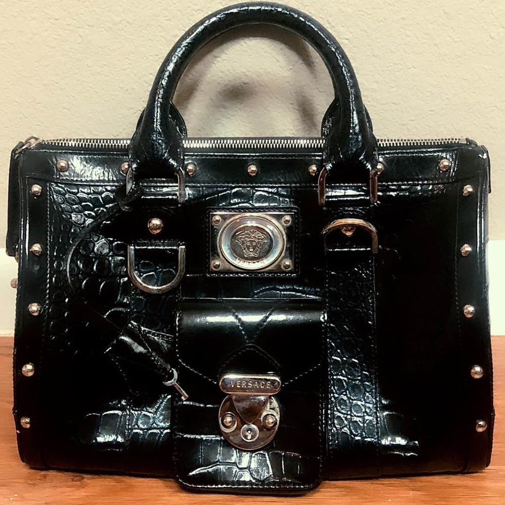Versace Medusa Croc  Bag